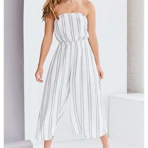 silence + noise striped jumpsuit